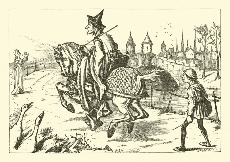 Rid på en hanehest til Banbury Cross af English School