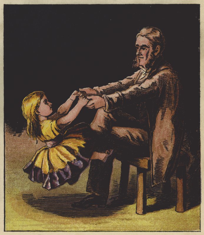 Rid på en hanehest til Banbury Cross (farvelitografi) af English School