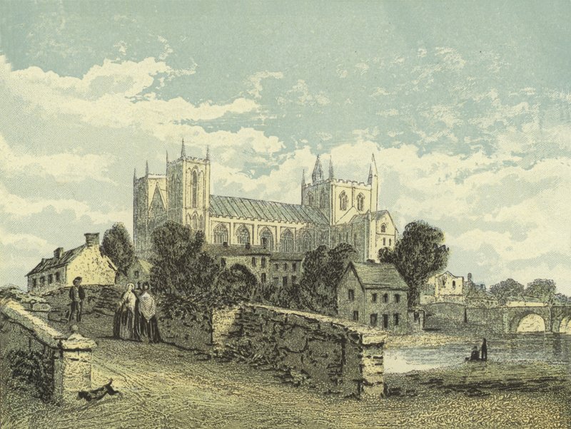 Ripon Cathedral, South West View af English School