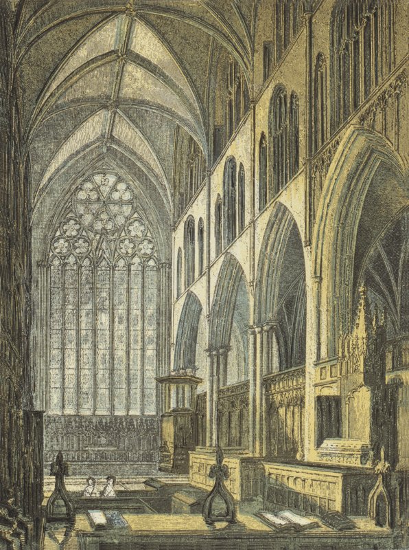 Ripon Cathedral, Udsigt over koret af English School