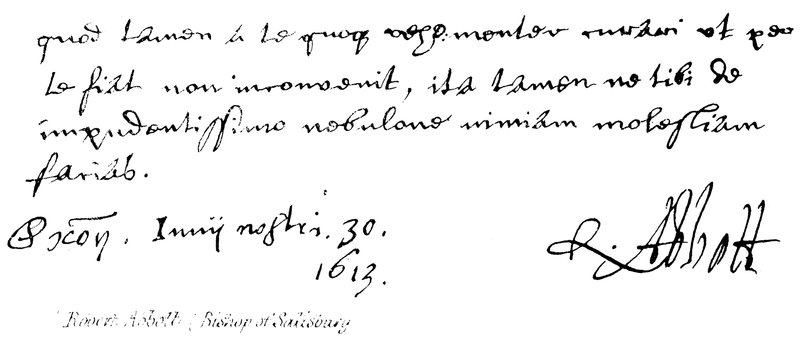 Robert Abbott, (biskop af Salisbury) af English School