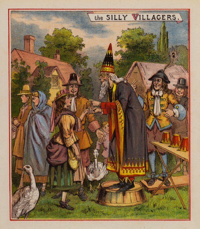 Robin The Conjuror (farve litho) af English School