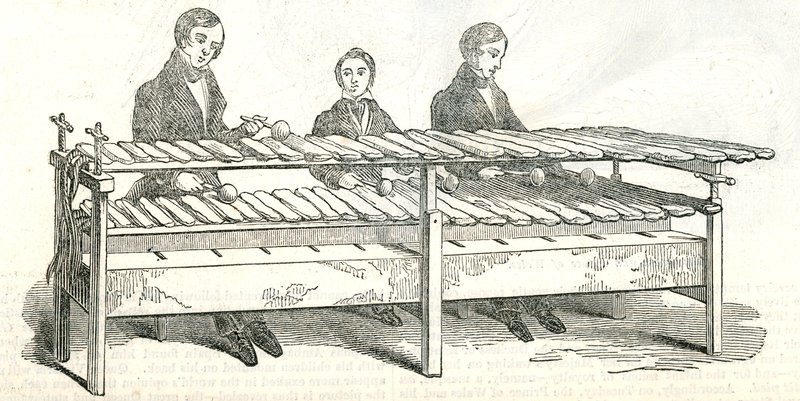 Rockmusik. Demonstreret i Bond Street i 1842 af English School