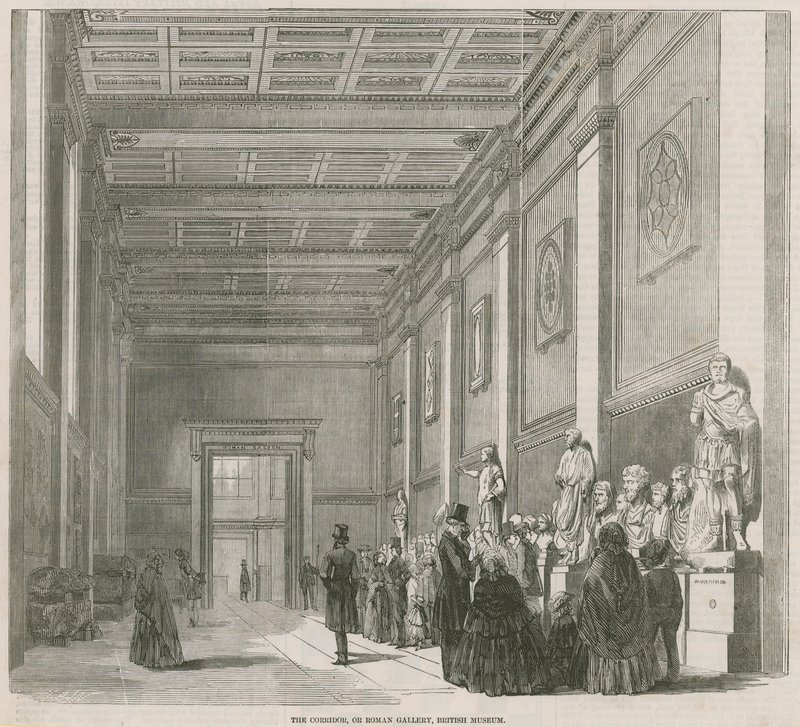 Roman Gallery i British Museum af English School