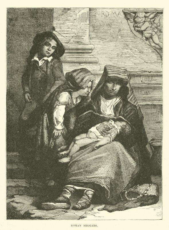 romerske tiggere af English School