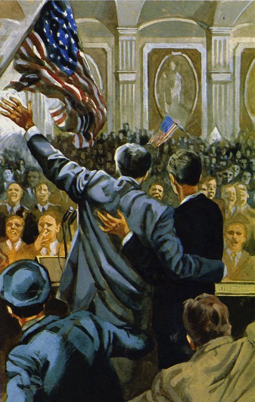 Roosevelt blev igen valgt til præsident i 1940 af English School