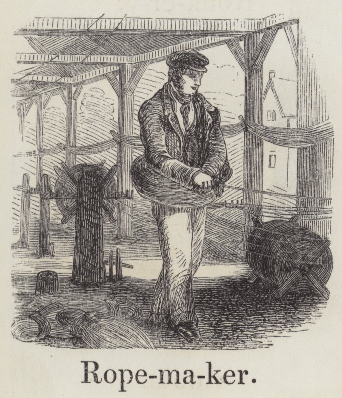 Rebmager (gravering) af English School