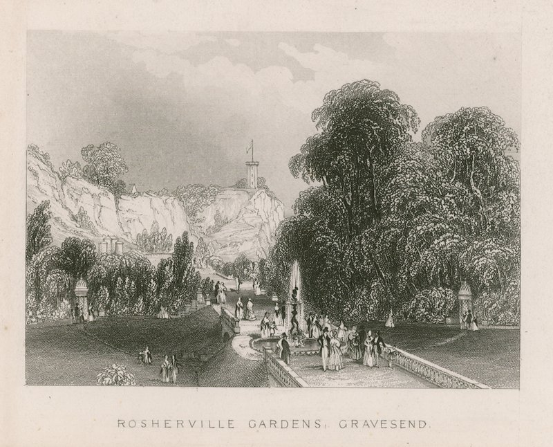 Rosherville Gardens, Gravesend af English School
