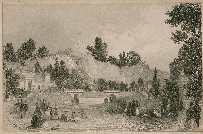 Rosherville Gardens, The Italian Garden, Gravesend af English School