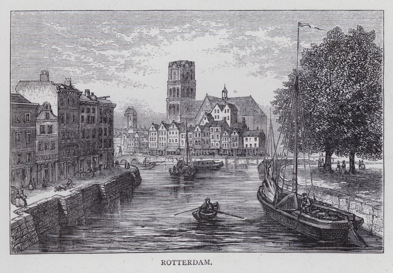 Rotterdam (gravering) af English School