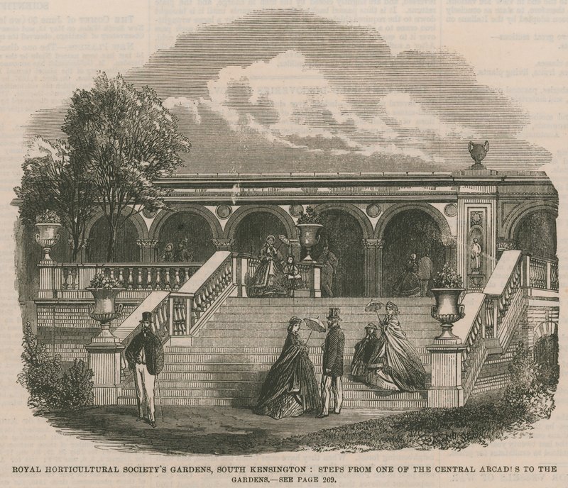 Royal Horticultural Society haver, South Kensington af English School