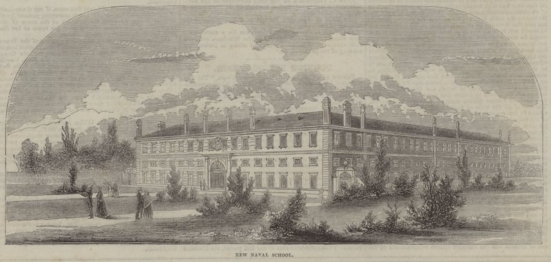 Royal Naval School, Deptford (gravering) af English School