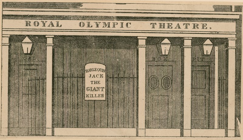 Royal Olympic Theatre, London af English School