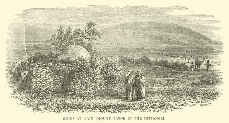 Ruiner ved Nain, Mount Tabor i det fjerne af English School