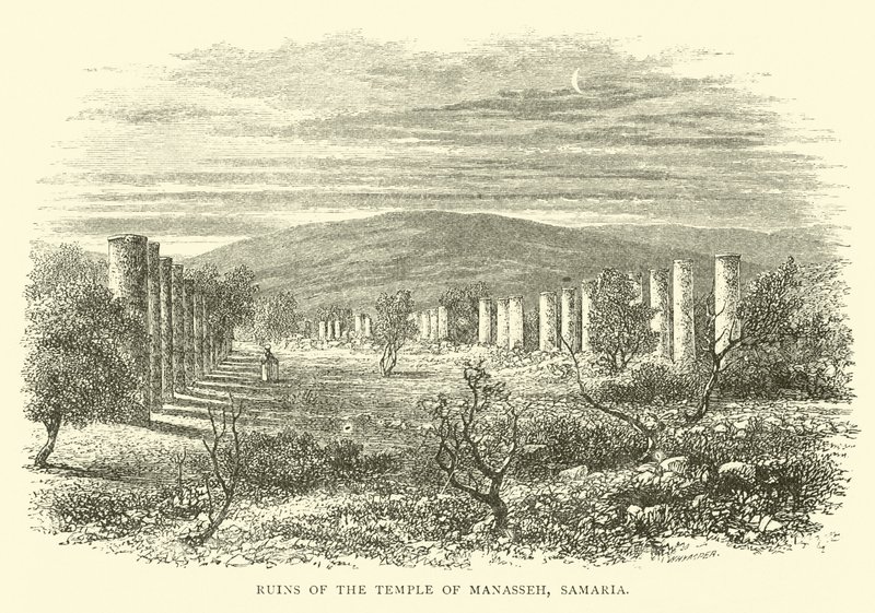 Ruinerne af Manasse-templet, Samaria af English School