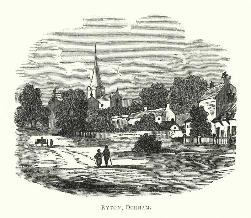 Ryton, Durham (gravering) af English School