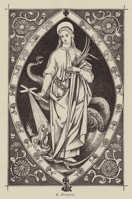 S Margaret (gravering) af English School