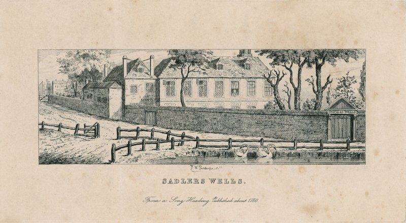 Sadlers Wells, før de blev erstattet af Musick House and Spa af English School
