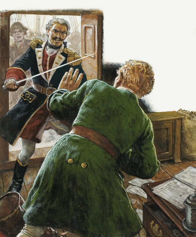 Sømand med sværd af English School