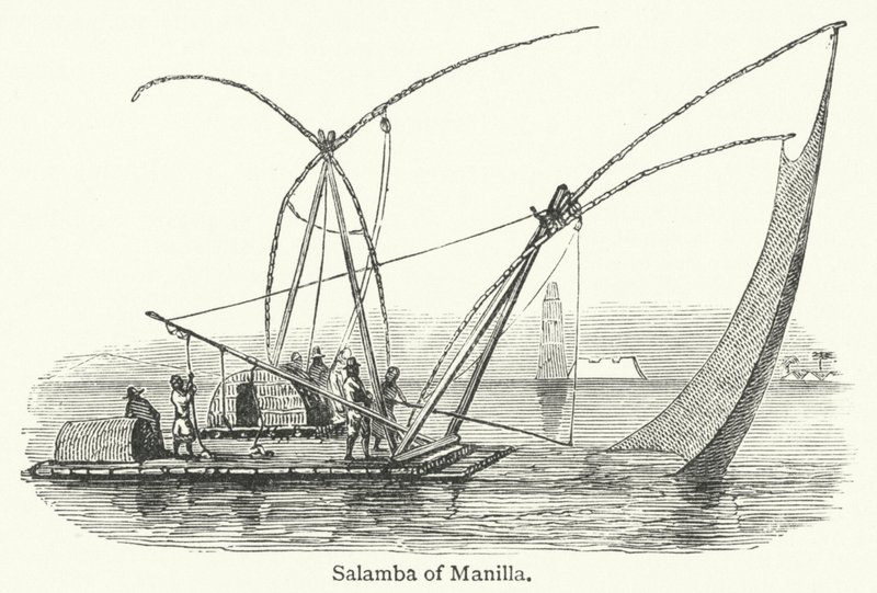 Salamba af Manilla (gravering) af English School