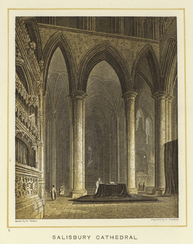 Salisbury katedral af English School