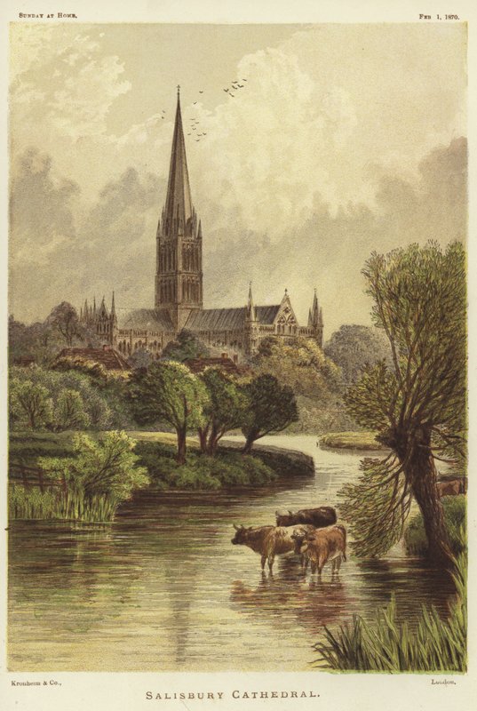 Salisbury Cathedral i Salisbury af English School