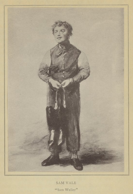 Sam Vale, Sam Weller (litho) af English School