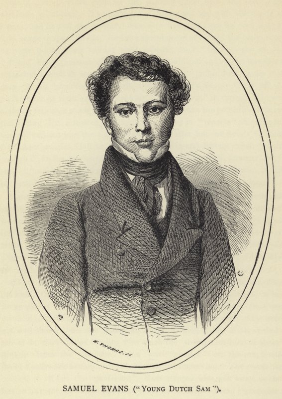 Samuel Evans, unge hollandske Sam af English School