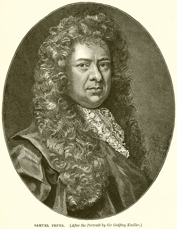 Samuel Pepys af English School
