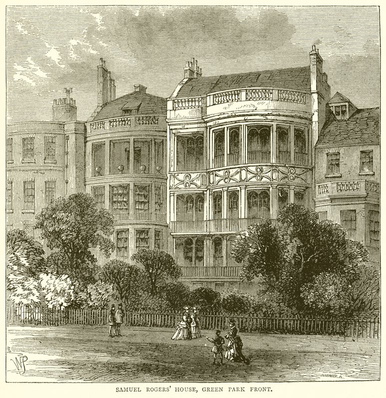 Samuel Rogers House, Green Park Front af English School