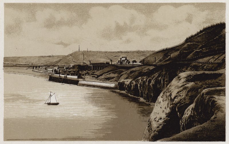 Sandsend (litografi) af English School