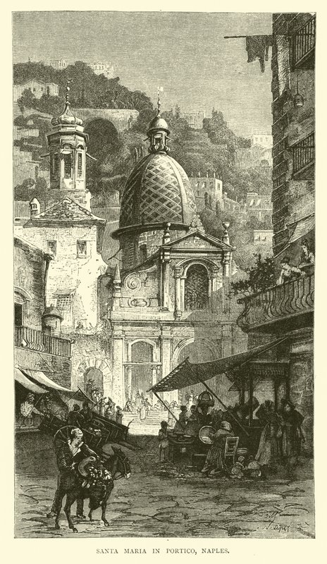 Santa Maria i Portico, Napoli af English School