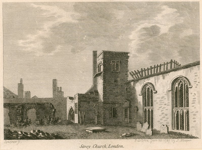 Savoy Chapel and Palace, London af English School