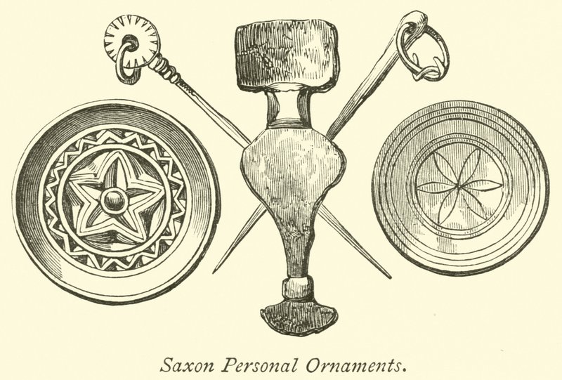 Saxon Personal Ornaments  af English School