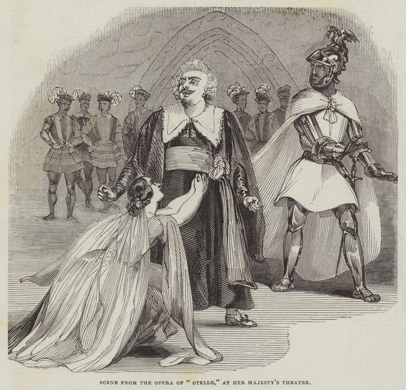 Scene fra operaen "Otello" i Her Majesty