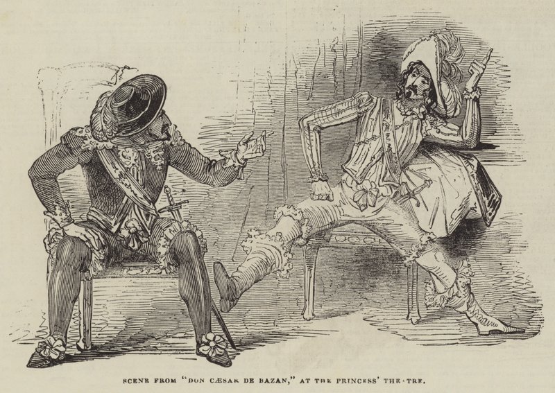 Scene fra "Don Caesar de Bazan," på Princess