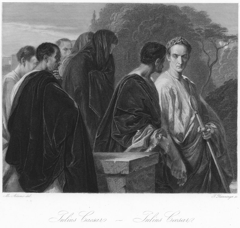 Scene fra Julius Cæsar af English School