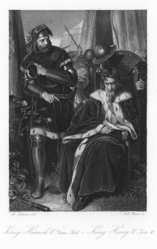 Scene fra Kong Henrik VI, del III af English School