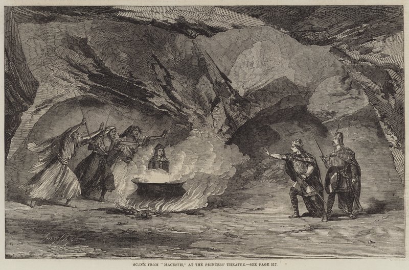 Scene fra "Macbeth," på Princess