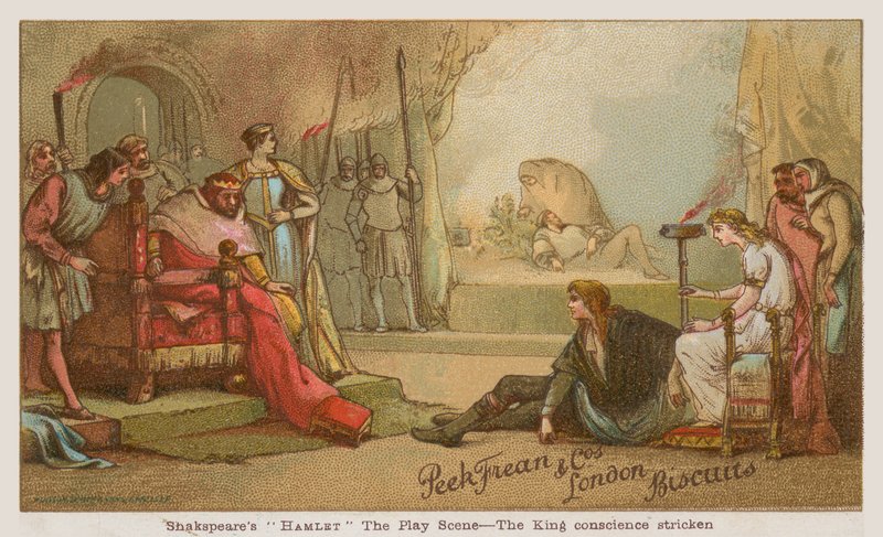 Scene fra Shakespeares Hamlet af English School