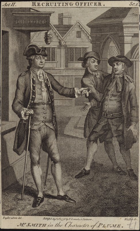 Scene fra The Recruiting Officer af English School