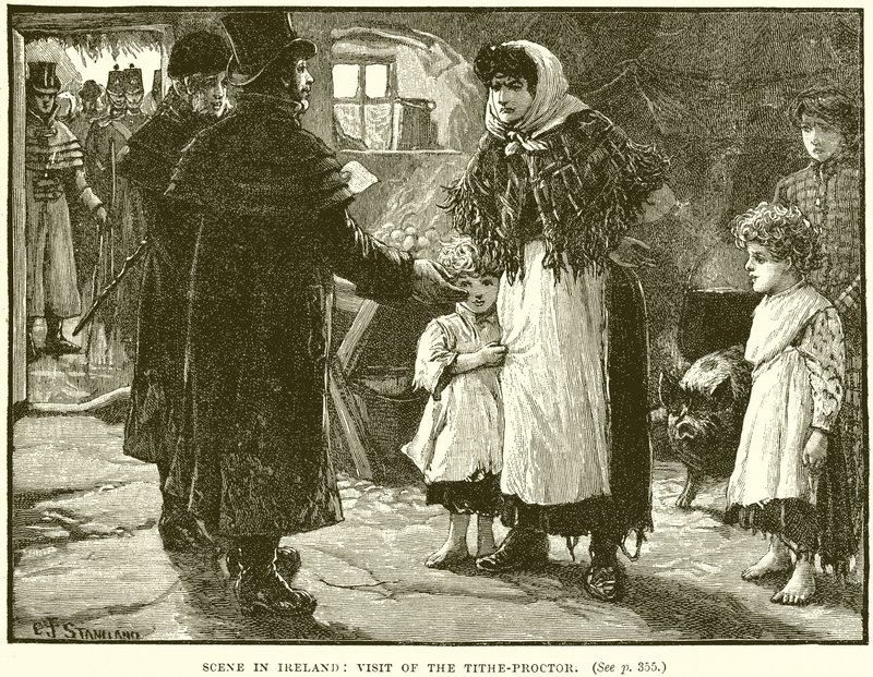 Scene i Irland: Tithe-Proctors besøg af English School
