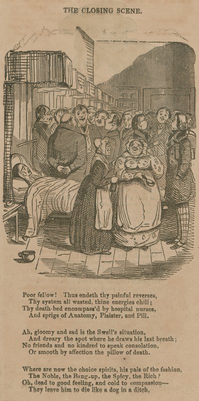 Scene på et hospital af English School