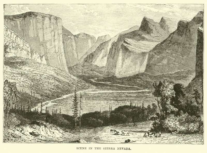Scene i Sierra Nevada af English School