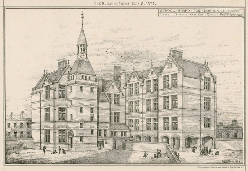Skolebestyrelsen for London, Great Hunter Street Schools, Old Kent Road af English School