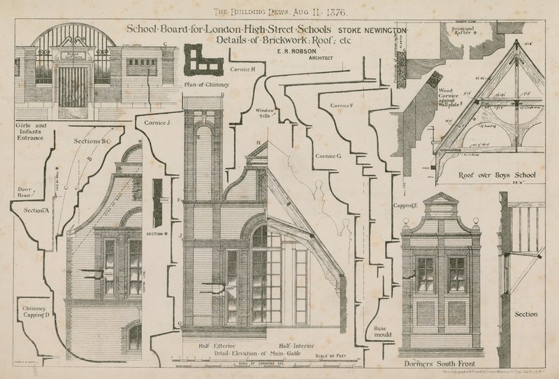 Skolebestyrelsen for London, High Street Schools, Stoke Newington, London af English School