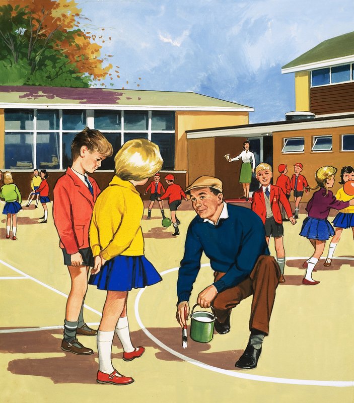 Skolepasser og småjobmand af English School