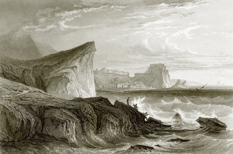 Scilla og Charybdis, Sicilien af English School