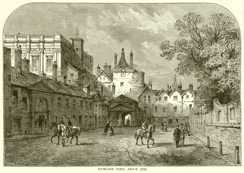 Scotland Yard, omkring 1720 af English School