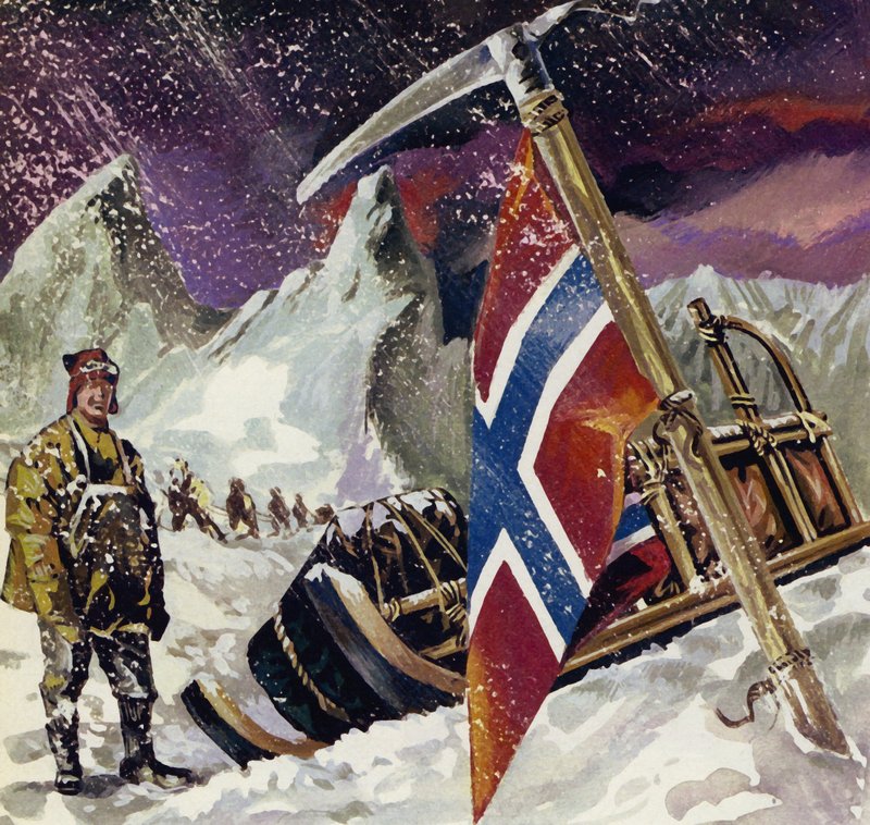 Scott nåede polakken kun for at opdage, at han var blevet slået af Amundsen af English School
